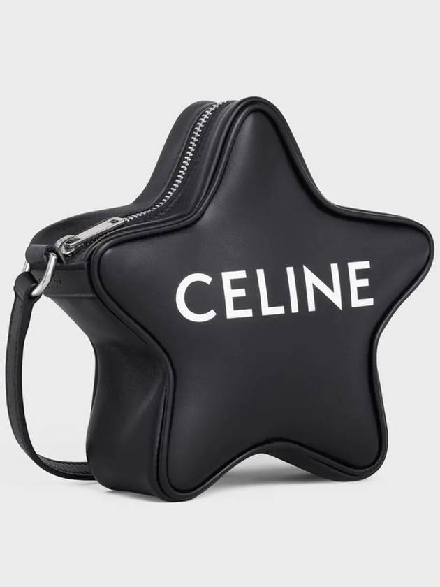 Logo Print Small Etoile Leather Shoulder Bag Black - CELINE - BALAAN 4