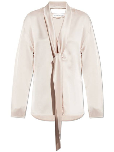 Victoria Beckham Satin Shirt, Women's, Pink - VICTORIA BECKHAM - BALAAN 1