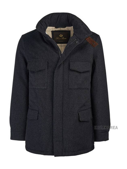 Traveller Cashmere Zip Up Jacket Navy Blue - LORO PIANA - BALAAN 2