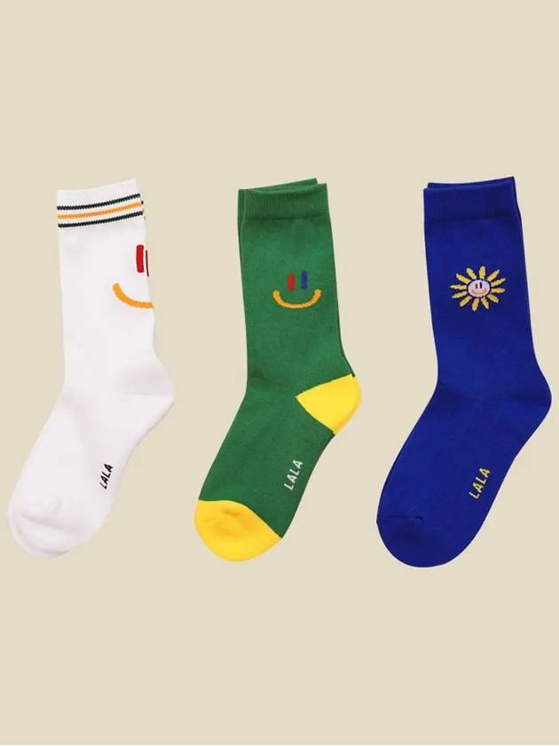 Socks Logo Socks [Blue] - LALA SMILE - BALAAN 5