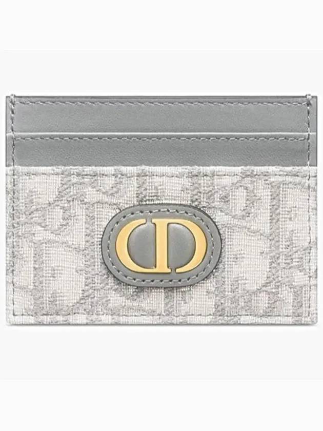 30 Montaine 5 Slot Oblique Jacquard Card Wallet Grey - DIOR - BALAAN 2