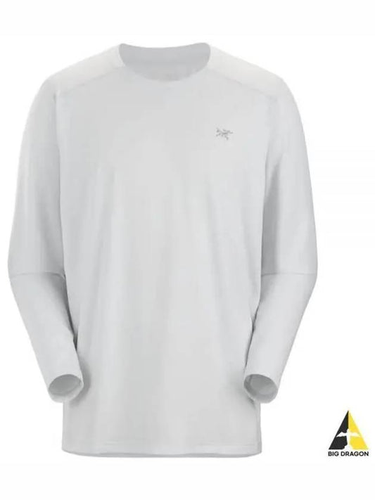 Men's Cormac Crew Neck Long Sleeve T-Shirt White - ARC'TERYX - BALAAN