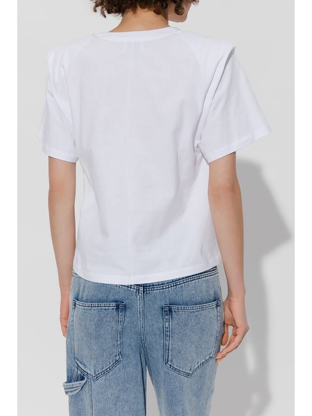 Long Sleeve T-Shirt 23PTS0041FA A1N41I WHITE - ISABEL MARANT - BALAAN 5