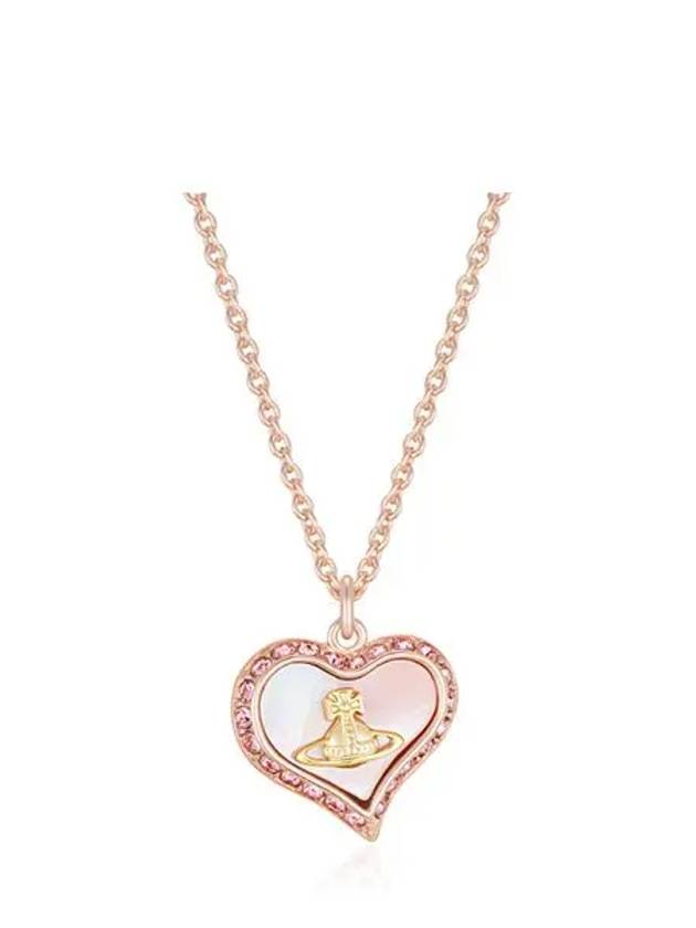 Petra Heart Logo Necklace Rose - VIVIENNE WESTWOOD - BALAAN 3