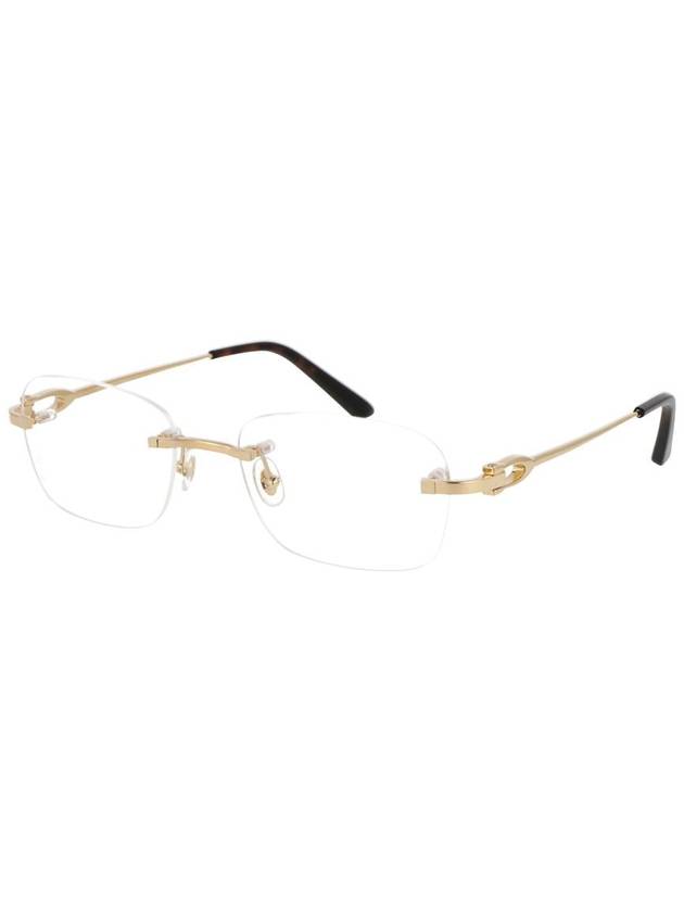 sunglasses CT0290O 001 001 GOLD GOLD TRANSPARENT - CARTIER - BALAAN 3