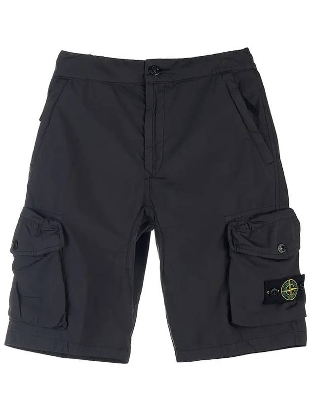 Cargo Pants Black Kids Shorts 7616L0701 V1029 - STONE ISLAND - BALAAN 2