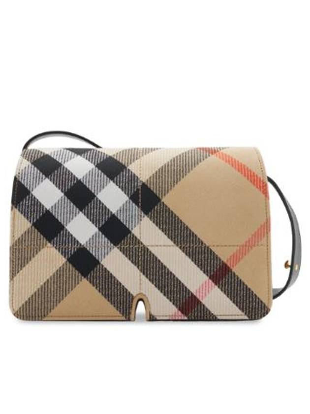 Snip Check Shoulder Bag Sand - BURBERRY - BALAAN 6