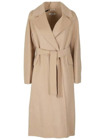 ZENITH Belted Wool Coat Beige 2390161533 097 - MAX MARA - BALAAN 1