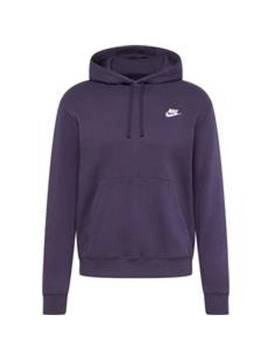 NSW Club Fleece Hoodie Purple - NIKE - BALAAN 1