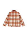 Men's Check Quilt Padding Orange I3WD01OR - IOEDLE - BALAAN 7