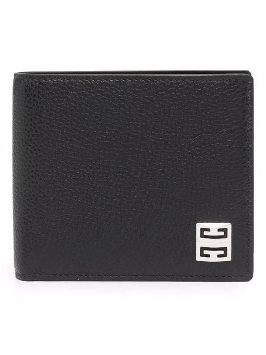 Grained Leather Bifold Wallet Black - GIVENCHY - BALAAN 2