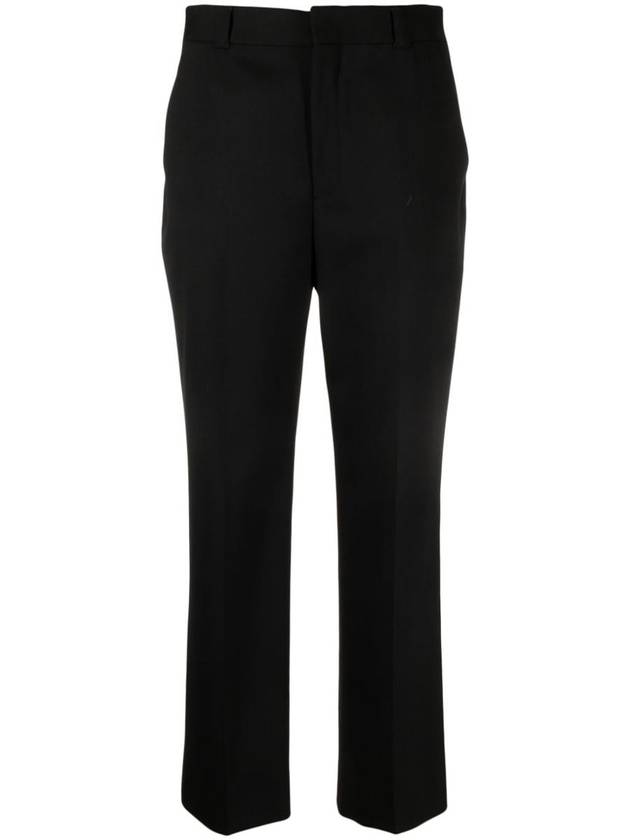 Miu Miu High-Waisted Cropped Trousers - MIU MIU - BALAAN 1