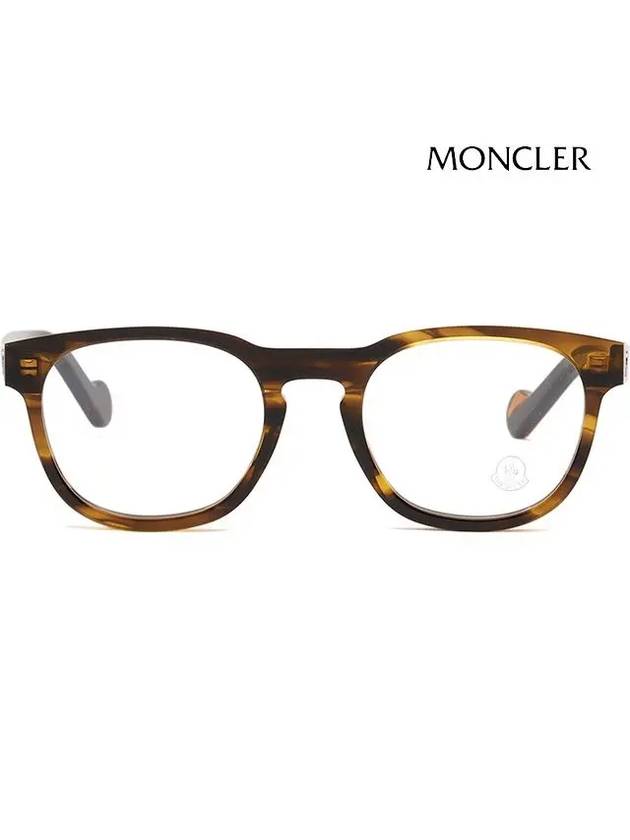 Glasses Frame ML5052 051 Square Horned Frame Men Women - MONCLER - BALAAN 3