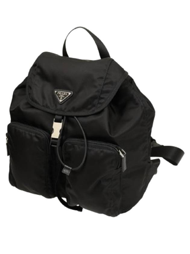 Nylon Triangle Logo Pocono Backpack Black - PRADA - BALAAN 3