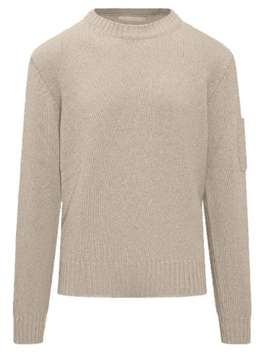 Pocket Wool Knit Top Beige - JIL SANDER - BALAAN 1