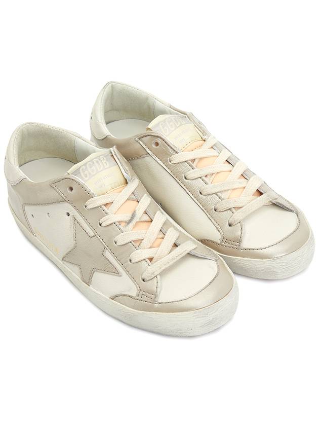 Superstar Low Top Sneakers White Sand - GOLDEN GOOSE - BALAAN 4