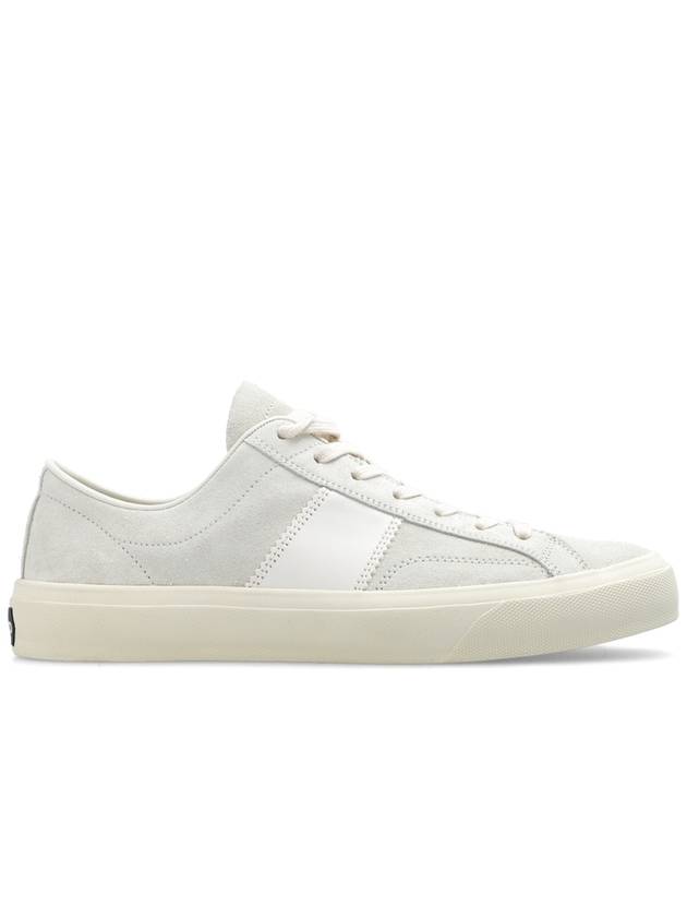 Suede Low Top Sneakers Marble Cream - TOM FORD - BALAAN 2