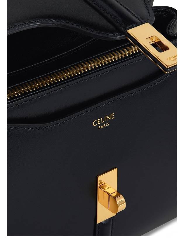 16 Calfskin Mini Shoulder Bag Black - CELINE - BALAAN 6