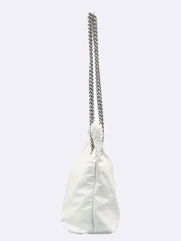 742942 White color leather crush small shoulder bag - BALENCIAGA - BALAAN 3