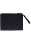 GG Micro Ssima Strap Clutch Bag Black - GUCCI - BALAAN 5