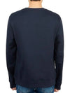 V Logo Embroidered Sweatshirt Navy - VALENTINO - BALAAN 4