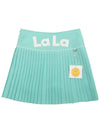 Lala Pleats A-line Skirt Mint - LALA SMILE - BALAAN 4