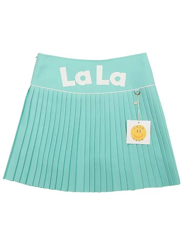 Lala Pleats A-line Skirt Mint - LALA SMILE - BALAAN 4