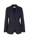 Galosce Pinstripe Blazer Jacket Black - MAX MARA - BALAAN 2