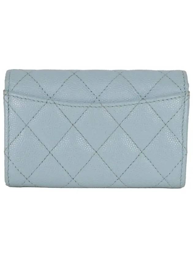 Classic caviar card wallet light blue AP0214 - CHANEL - BALAAN 2