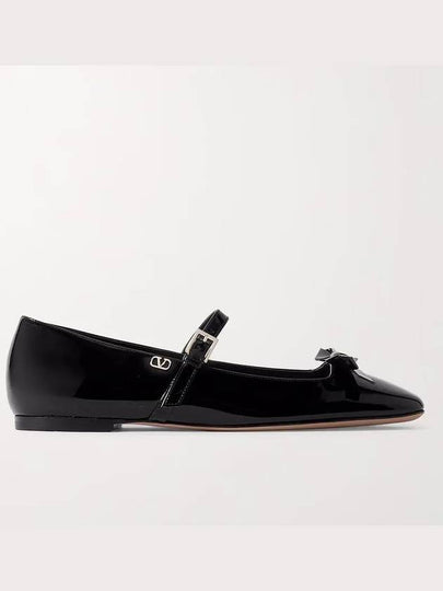 Garavani Mary Jane Flat Black - VALENTINO - BALAAN 2