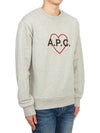 Leon Sweatshirt Grey - A.P.C. - BALAAN 4