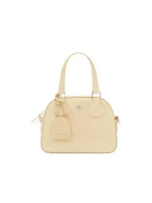 Mini Leather Bowling Tote Bag Beige - COURREGES - BALAAN 2