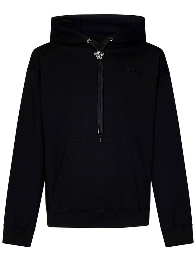 Medusa Roadstring Cotton Hoodie Black - VERSACE - BALAAN 2