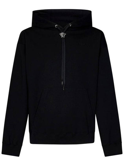 Medusa Roadstring Cotton Hoodie Black - VERSACE - BALAAN 2