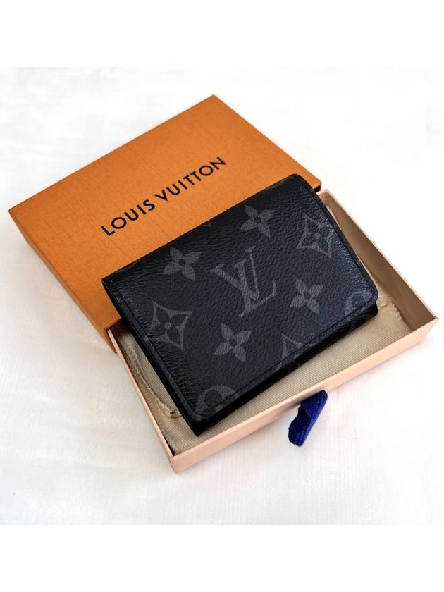 Envelope Business Monogram Card Wallet Black - LOUIS VUITTON - BALAAN 7