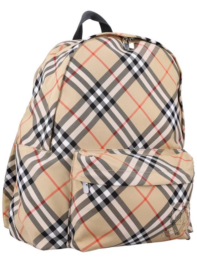 Nova Check Backpack Beige - BURBERRY - BALAAN 3