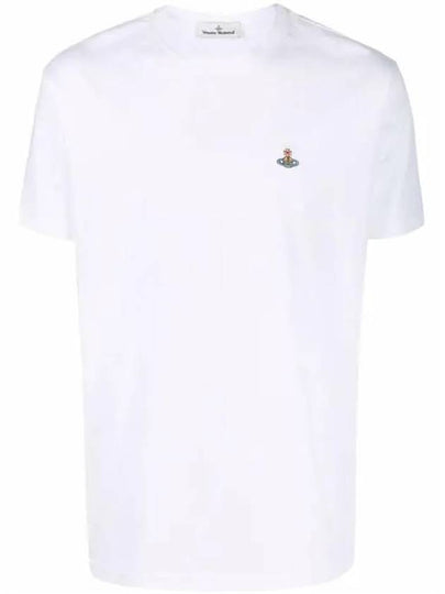 Chest ORB Logo Short Sleeve T-Shirt White - VIVIENNE WESTWOOD - BALAAN 2