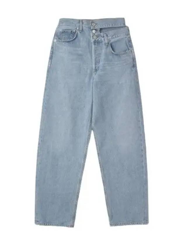 A Goldie Broken Waistband Denim Pants Sideline Jeans - AGOLDE - BALAAN 1