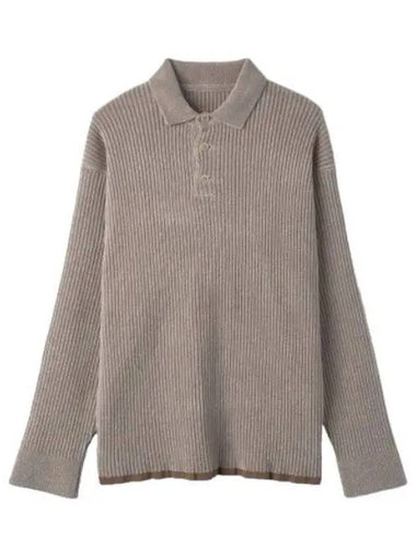 Jacquemus Le Polo Ducie Knit Beige - JACQUEMUS - BALAAN 1