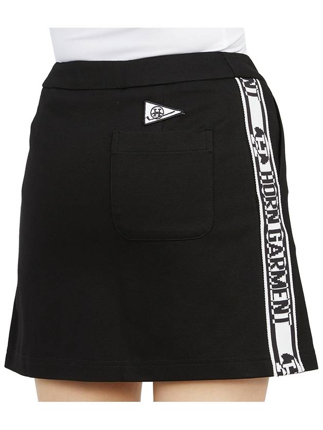 Women's Golf Over Mini Skirt Black - HORN GARMENT - BALAAN 11