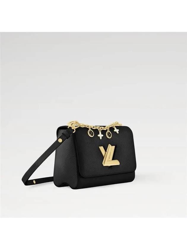 Twist MM Shoulder Bag Black - LOUIS VUITTON - BALAAN 3