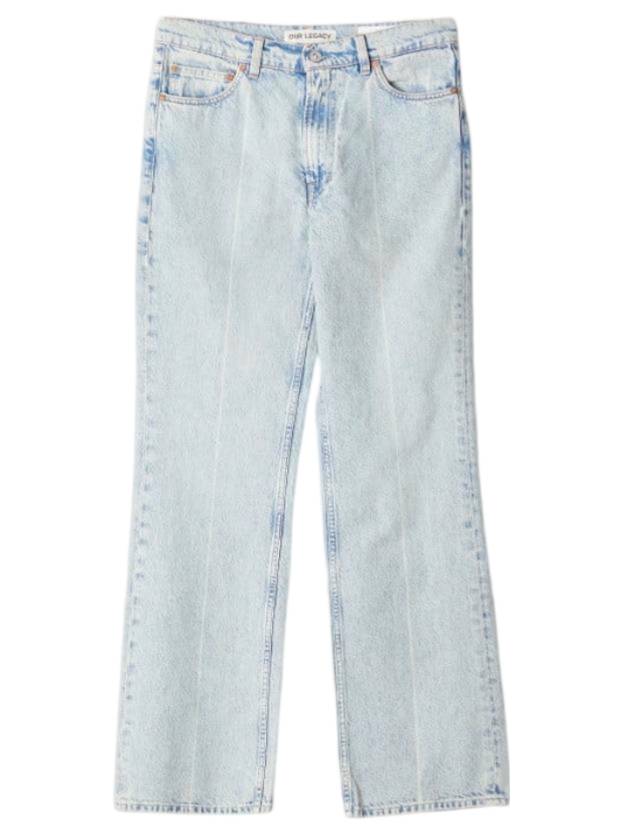 70s Cut Jeans Bleach Crease Denim - OUR LEGACY - BALAAN 1