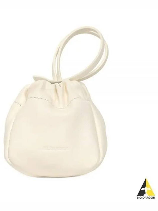 Women's Ripple Mini Pouch Bucket Bag White - JIL SANDER - BALAAN 2