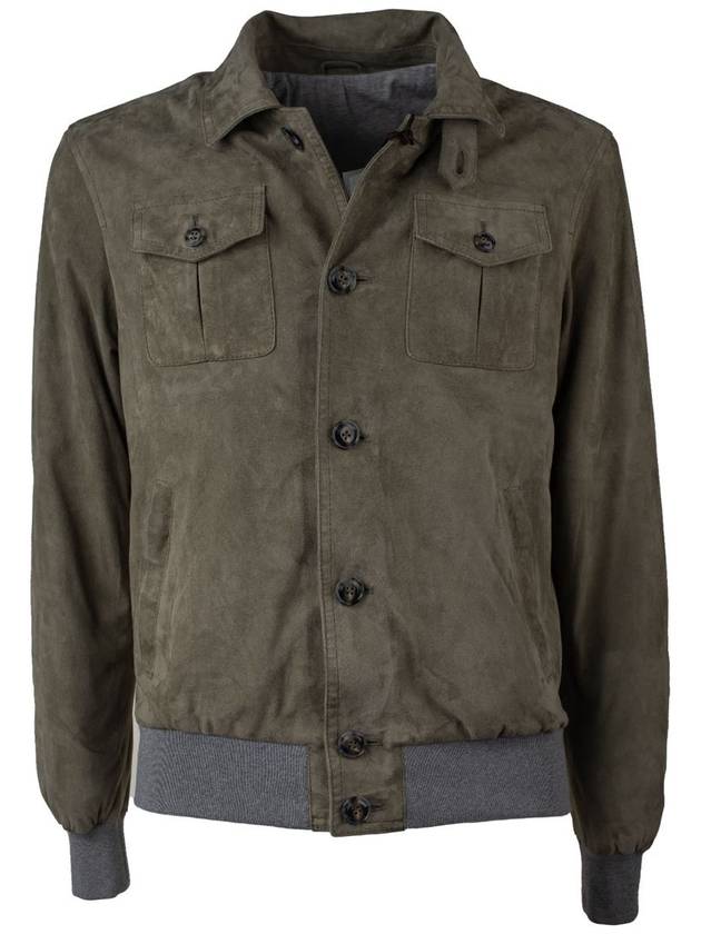 Barba Sage Suede Leather Jacket - BARBA - BALAAN 1