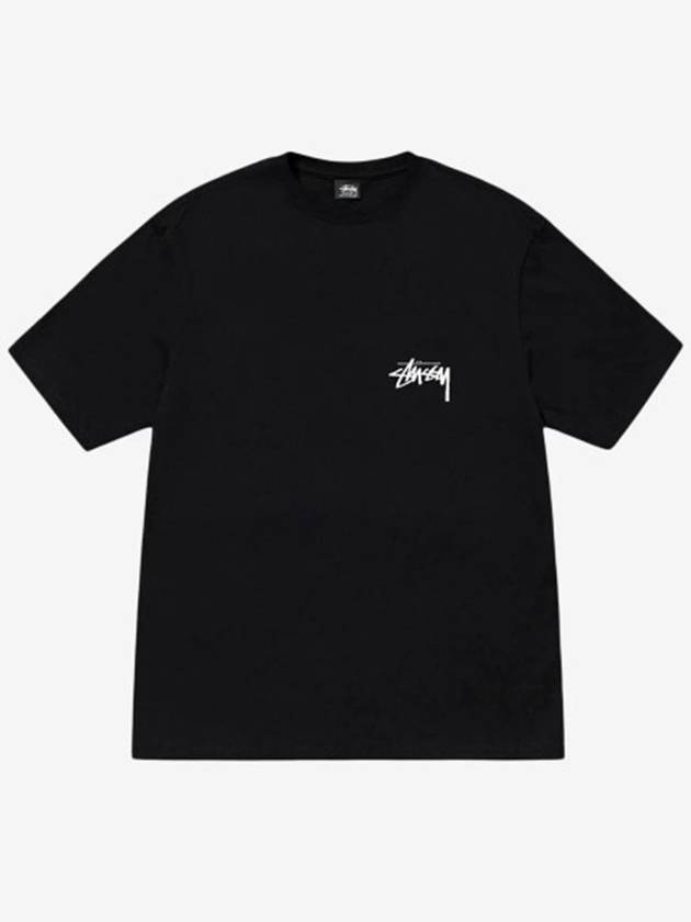 Cherrys Short Sleeve T-Shirt Black - STUSSY - BALAAN 3