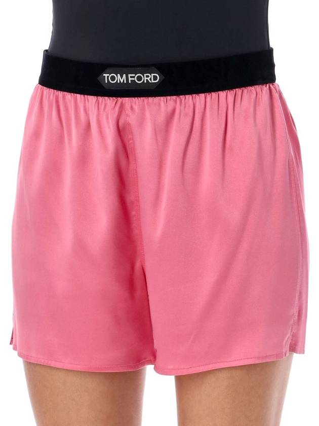 Tom Ford Stretch Silk Satin Boxer Shorts - TOM FORD - BALAAN 3