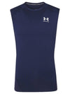 Men's HeatGear Sleeveless Navy - UNDER ARMOUR - BALAAN 2