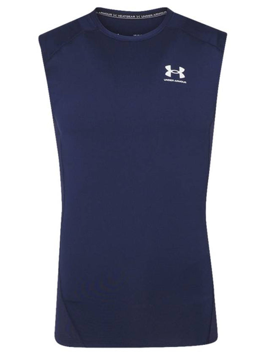 Men's HeatGear Sleeveless Navy - UNDER ARMOUR - BALAAN 2