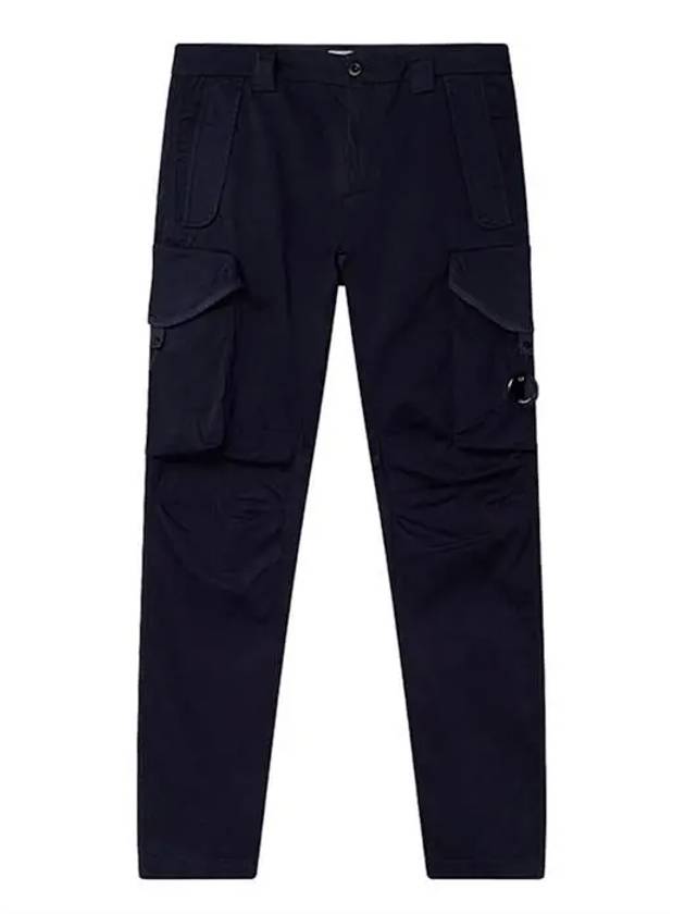 Lens Wappen Garment Dye Utility Cargo Pants Navy - CP COMPANY - BALAAN.