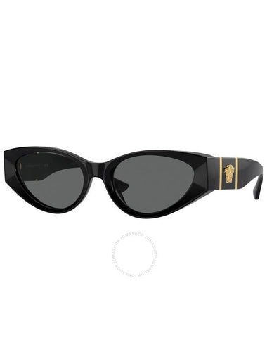 Versace Dark Grey Cat Eye Ladies Sunglasses VE4454 GB1/87 55 - VERSACE - BALAAN 1